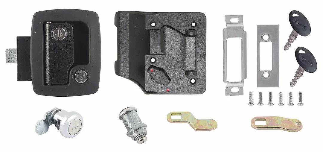013-6201 – AP PRODUCTS Entry Door Handle, Paddle Style Handle Keyed-A-Like Standard Lock Kit To Operate Entry Doors/ ...